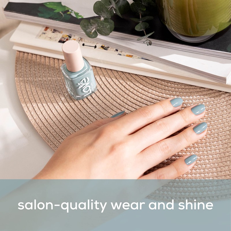 LOVE by essie Nail Polish, 80% Plant-based, Salon-Quality, Vegan, Blue,
