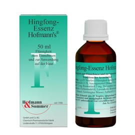 Hofmann & Sommer Hingfong Essence, Medicinal Herbal Supplement in Teardrop Shape, for Stress Relief, 50 ml