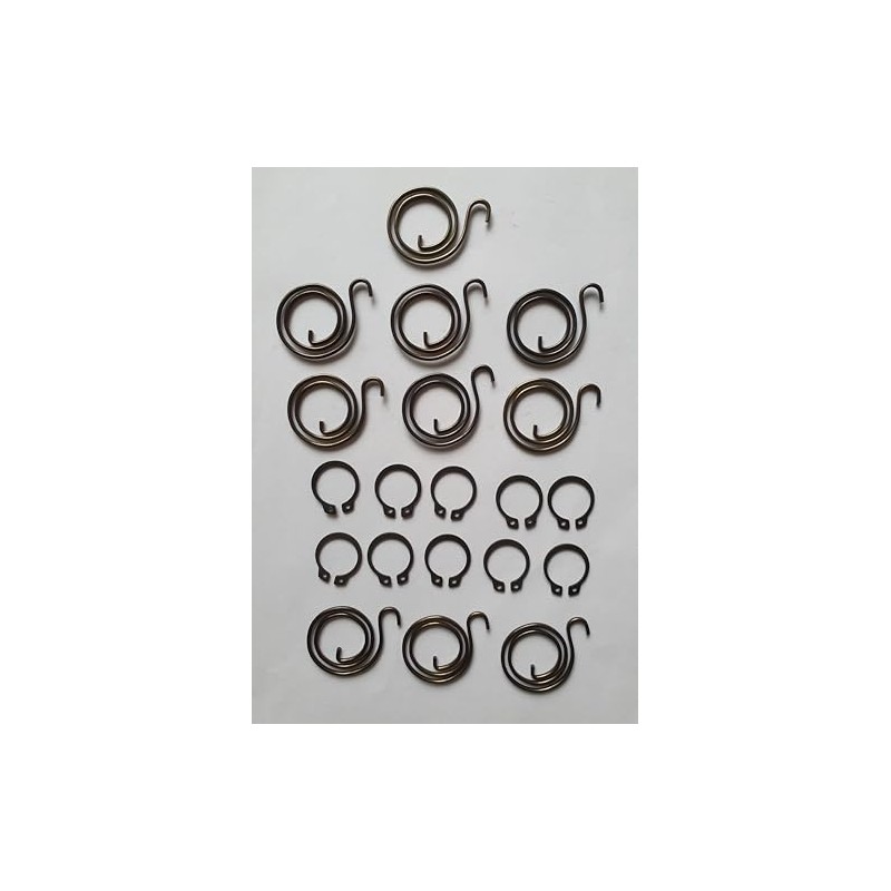 Door Handle Repair Kit Includes 10 Springs and 10 Circlips