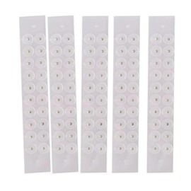 Zeizafa 100Pcs Disposables Ear Sticker Acupunctures Beads Ear Care Bead Auricular Ear Sticker Massager Clear Ear Point Sticker
