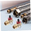 ULTECHNOVO 2pcs Brass Air Tank Manifold Tool with Safety Valve