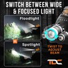 TDC Head Lamp Led Rechargeable Super Bright - USB-C Headlamp