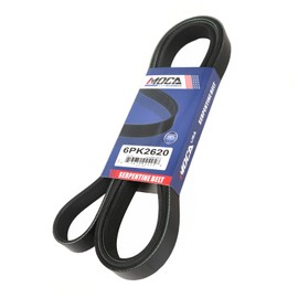 MAXWIN 6PK2620 Serpentine Belt fit 2008-2011 for Mitsubishi Lancer 2L, 1996-1997 for Ford Windstar 3.8L, 1997, 1999 for F-150 4.2L, 1991 for Dodge Dakota 5.2L, 1998 for Saab 900 2.3L/2L