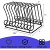 Nagpew Vinyl Record Holder, 9 Section Wire Record Storage, Hold