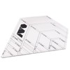 jojofuny Acrylic Quilting Ruler Accurate Diamond Shape Measuring Tool for