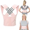 Pink Posture Corrector for Women Back Support Brace Office