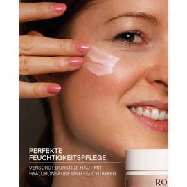 ROSENTAL Organics Hydrating Moisturiser - Crystal Glow Moisturiser (Rose Quartz, Hyaluronic & Aloe Vera), Anti-Inflame, 100% Natural, (50 ml)