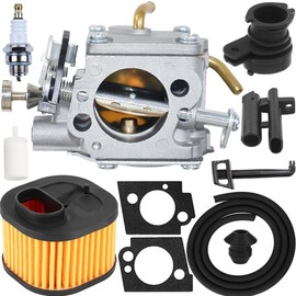 ZAMDOE 372XP X-Torq Carburettor for Husqvarna 365 X-Torq 372Xp Xpx-Torq for Jonsered CS2166 2172 372xt Chainsaw for Walbro Carb Replaces 581100701 RWJ-4B with Air Filter Spark Plug