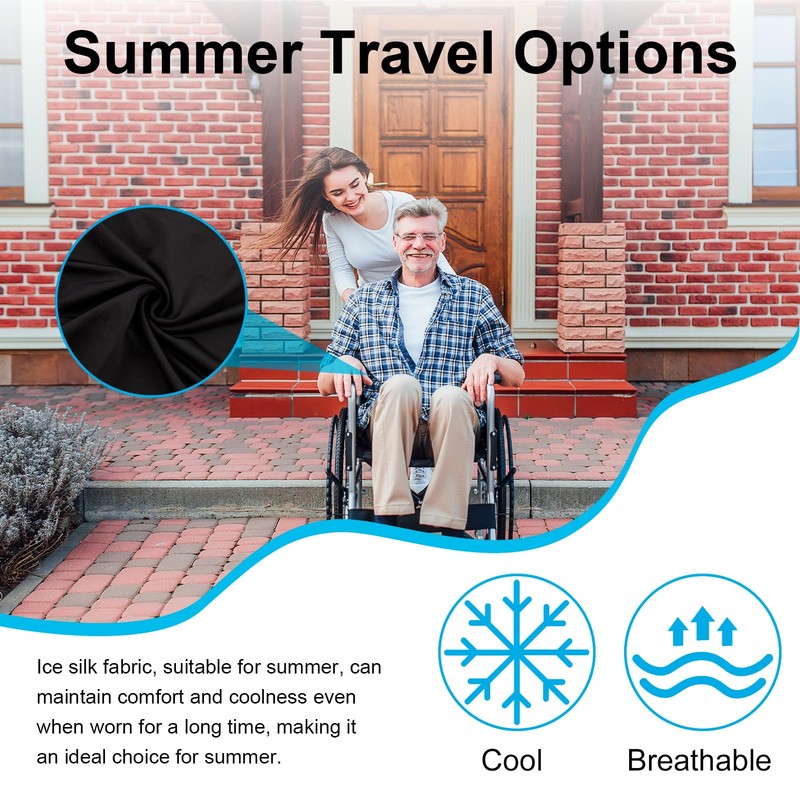 Catheter Leg Bag Holder, Ultra-Soft Fabric Comfortable & Breathable, Catheter