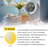 12 Stücke Gelb Tierhaarentferner Waschmaschine,Entfernt Tierhaare,Fusseln & Flusen,Fusselbälle Waschmaschine für