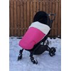 Waterproof Warm Stroller Buggy Jogger Blanket (Pink/Merino Wool)