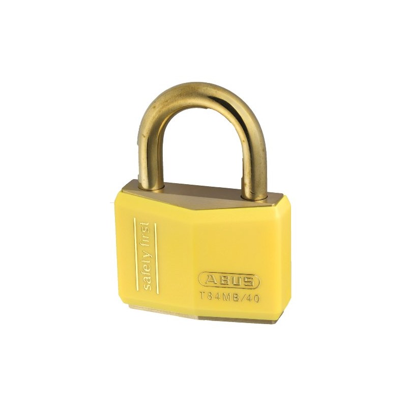 ABUS - T84MB/40mm Yellow Rustproof Padlock Keyed Alike 8402