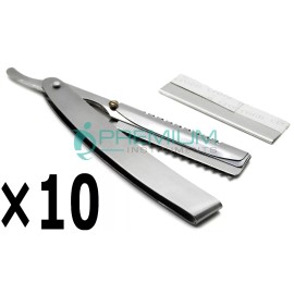 Premium Instruments 10× UPDATED REVISED Razors Barber Stainless Steel Instruments
