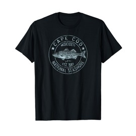 JCombs: Cape Cod National Seashore, MA, Striped Bass T-Shirt