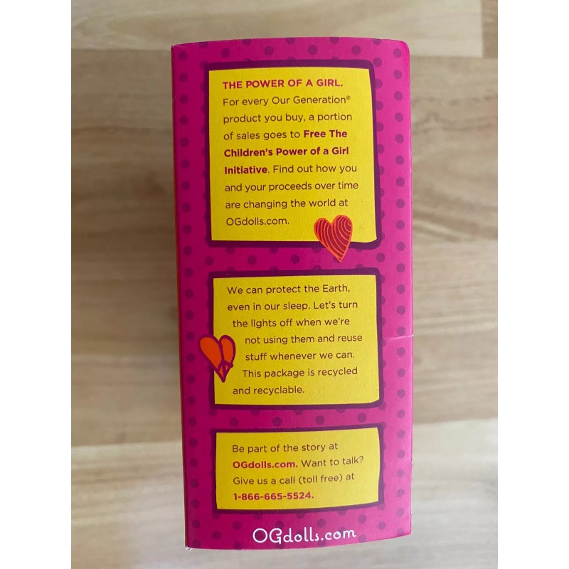 Our Generation NIB Our Generation Math Whiz Set for 18"