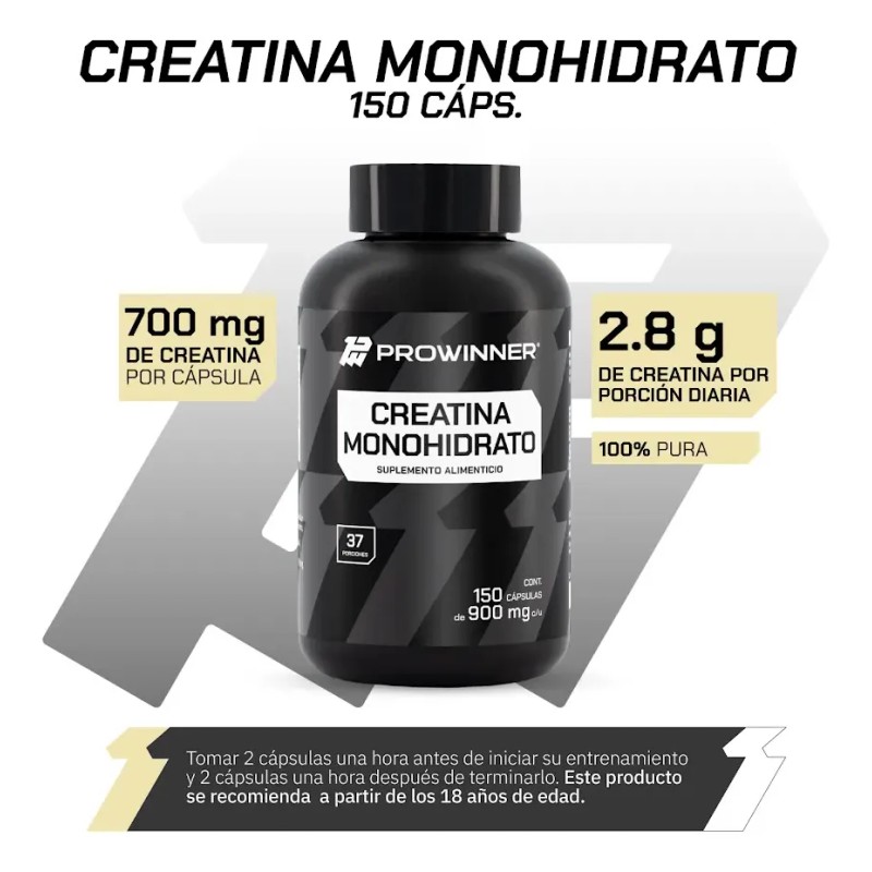 Creatina Monohidrato (150 Caps) Prowinner