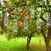MEZOKUCEL Anti-Bird Deterrent Reflective Ornamental Spiral Device, 6Pcs Hanging Bird