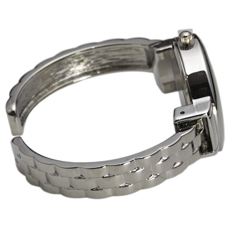 Blekon Collection Japanese Quartz Womens Rhinestone Markings 32mm Case Patterned