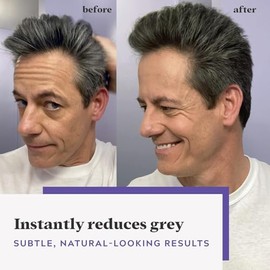Just For Men Just For Men Touch of Grey, Black Hair Dye, No Mix Comb-In Applicator For A Natural Salt & Pepper Look, Ammonia & Peroxide Free - T55