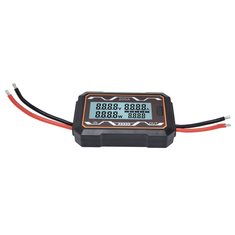 DC Power Meter Backlight Setting Large Screen Display Multifunctional Power