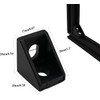 VICHSAMWY Pack of 20 Mounting Material Angle, Aluminium Profile 20