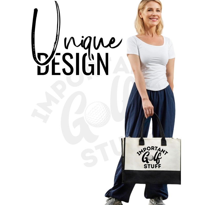 INNObeta Golf Gifts for Women Canvas Tote Bag, Tote Bag