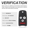 ePathChina Key Fob Keyless Entry Replacement for Acura MDX RDX