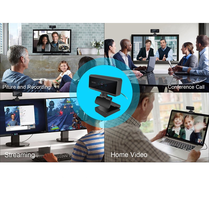 1080P Computer Camera Built‑In MIC HD for Video Conferencing Computer