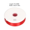 298 Feet Red Ribbon 3.8cm Width High Density Red Satin