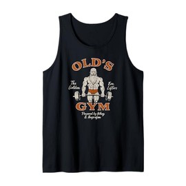 Old's Gym, Funny Vintage Workout Dad Weightlifting Old Men Tank Top