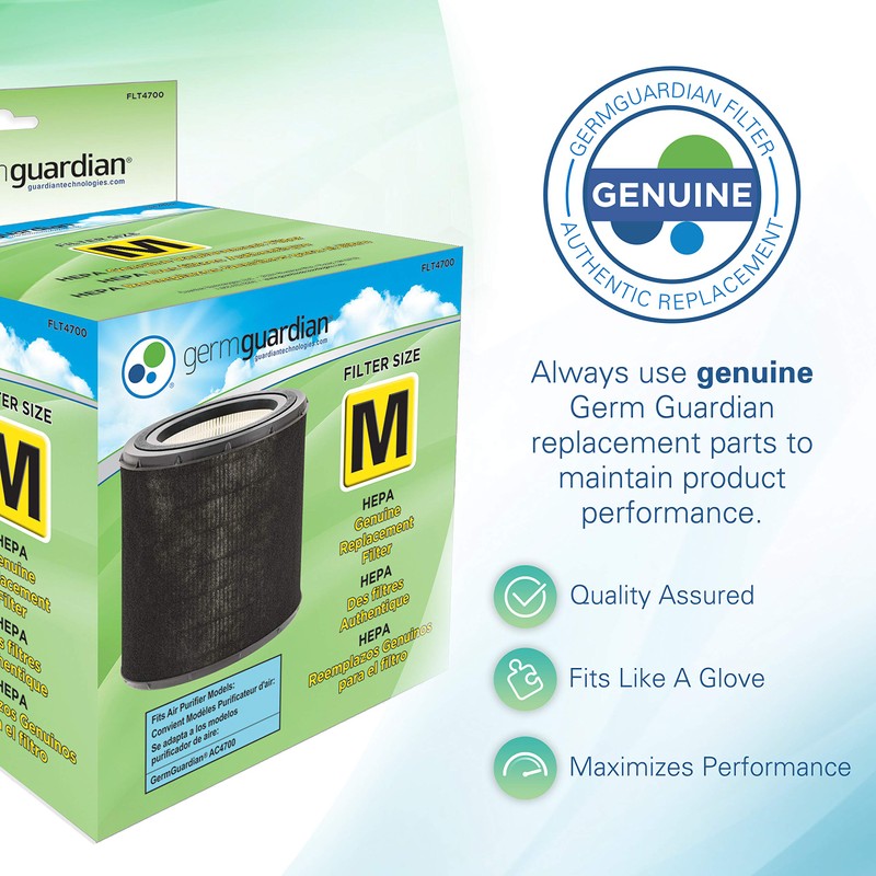 Germ Guardian FLT4700 360-degree True HEPA Genuine Air Purifier Replacement