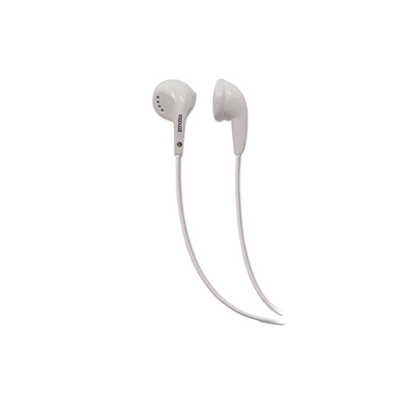 Maxell 190599 EB-95 Stereo Earbuds, White
