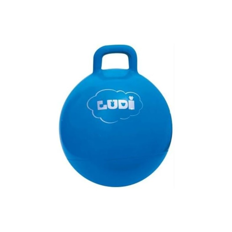 LUDI Ballon Sauteur 45cm Bleu