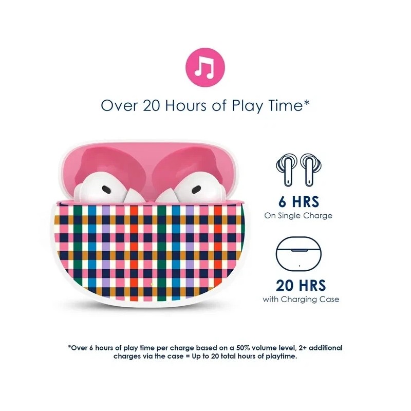 Packed Party Turn It Up! Wireless Earbuds Bluetooth - Multicolored