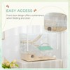 Hamster Cage, Transparent Gerbil Cage for Hamsters and Gerbils
