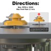 FivePears 45 Degree Lock Miter Router Bit 1/4 Inch shank,Timberlock