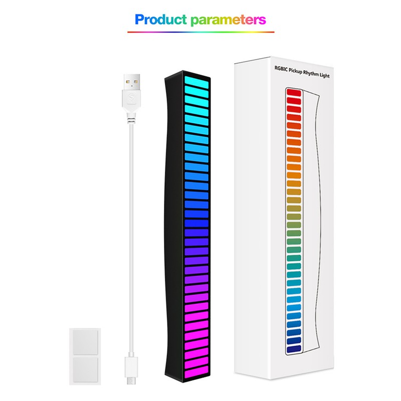 Sound Reactive LED Light Bar RGB Colorful APP Control Audio