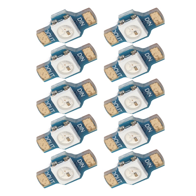 10Pcs WS2812 RGB LED Module High Brightness Energy Saving Lightweight