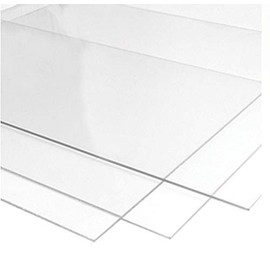 RuudraScott A4 Size Clear Acrylic Perspex Sheet/Panel 297mm x 210mm in 2mm 3mm 4mm 5mm 6mm 8mm 10mm (6mm)