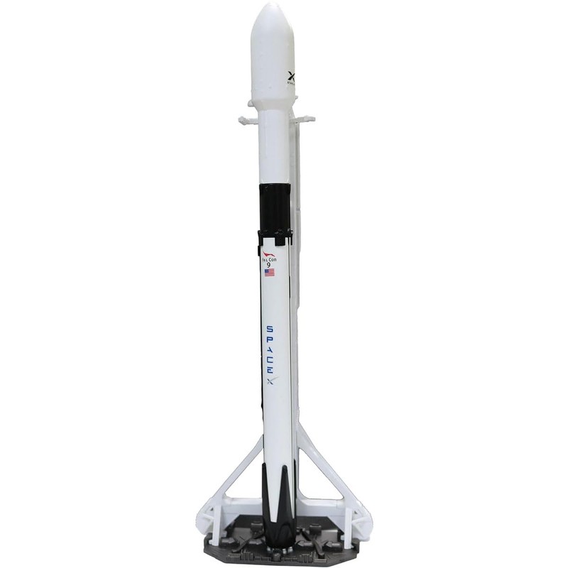 yuanpulalala Dragon+F9 Starship Heavy Metal Diecast Rocket Model Simulation Static