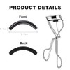 80Pack Fit for Shiseido Eyelash Curler Refill Pads,High Elasticity Silicone