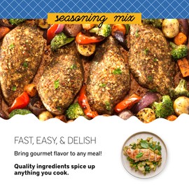 Southern Living Farm Stand Chicken & Vegetables Seasoning Mix, One Pan Sheet Baked Chicken, Seasoning & Spice for Family Dinner Recipes, 1.25 oz.