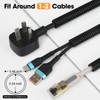 120 FT Wire Loom 3/8 Inch, Split Wire Loom Tubing
