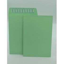 Minas Envelope 6" x 9" Catalog Envelopes, Peel & Seal, 24LB, 100 Count (Green)
