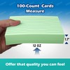 Green Index Cards 4x6 Lined Ruled Flash Note Cards 100