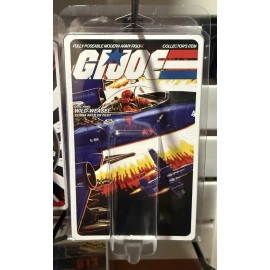 Hasbro GiJoe 1984 Wild Weasel Clamshell Display Case For Cobra Rattler Pilot