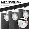Room divider Ceiling Track set for Curtains with hooks, Corner