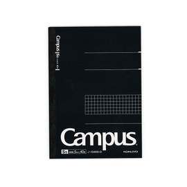 Kokuyo Campus Notebook Square Ruled A5 No-104S5-D Black Body Size: H8.3 x W 5.8 x D 0.2 inches (210 x 148 x 5 mm) Graph Ruling; Binding Style/ Wireless Binding: 3.7 oz (105 g)