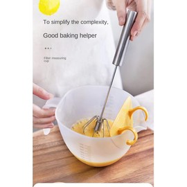 Kitchen Must-Have: Rice Washing Bowl,Rice Drainer，Measuring Cup, Egg Filter and Mixing Bowl and Drainer Measuring Cup Rice Strainer and Drainer