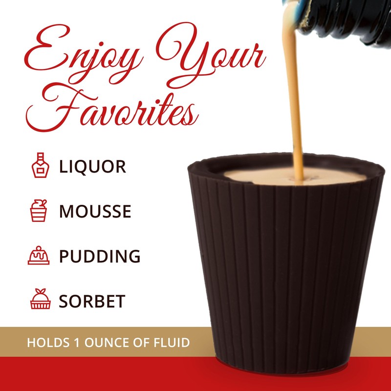 Lang's Chocolates – Dark Chocolate Shot Glasses – Dairy Free